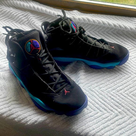 Rare Hybrid Jordan Six Rings Aqua
